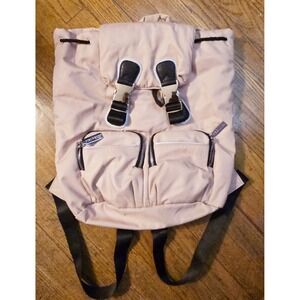 Steve Madden Designer Backpack Pink, Black &‎ Silver